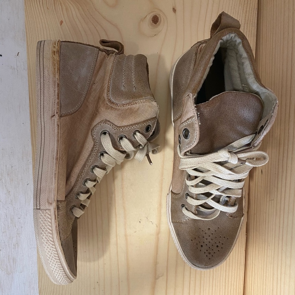 Joe’s Leather & Canvas Hightops